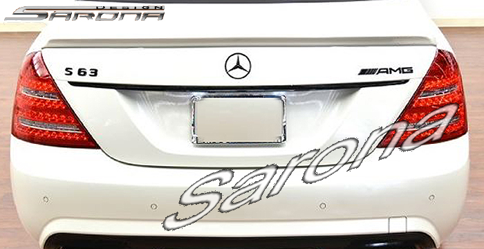 Custom Mercedes S Class  Sedan Trunk Wing (2007 - 2013) - $379.00 (Part #MB-084-TW)
